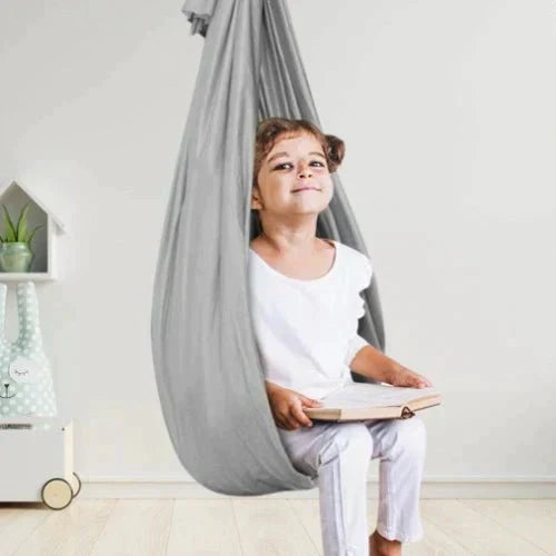 Sensorische Therapieschommel voor Kinderen 100×280 cm Elastaan Hangschommel Rustgevend Binnenspel Ontspanning