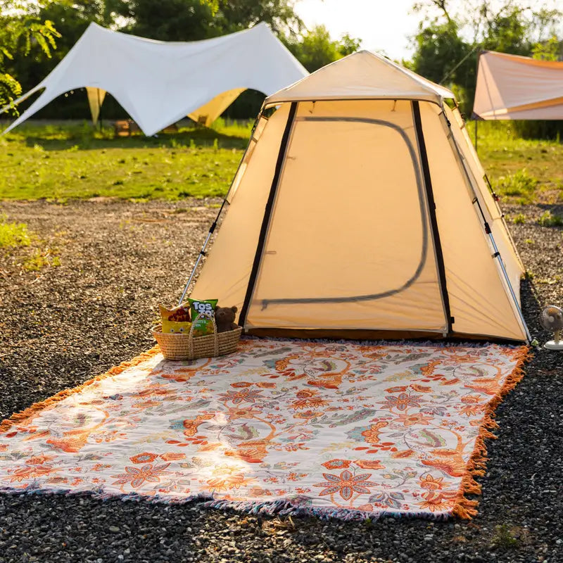 Picknickkleed Katoen Groot 150x200 tot 230x250 cm Boho Franjes Wasbaar Strandkleed Buiten