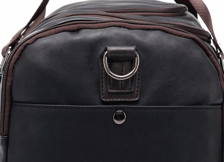 Leren Reistas Handbagage Weekendtas Premium PU-Leer Waterbestendig Krasvrij Duurzaam Reisaccessoire Vintage