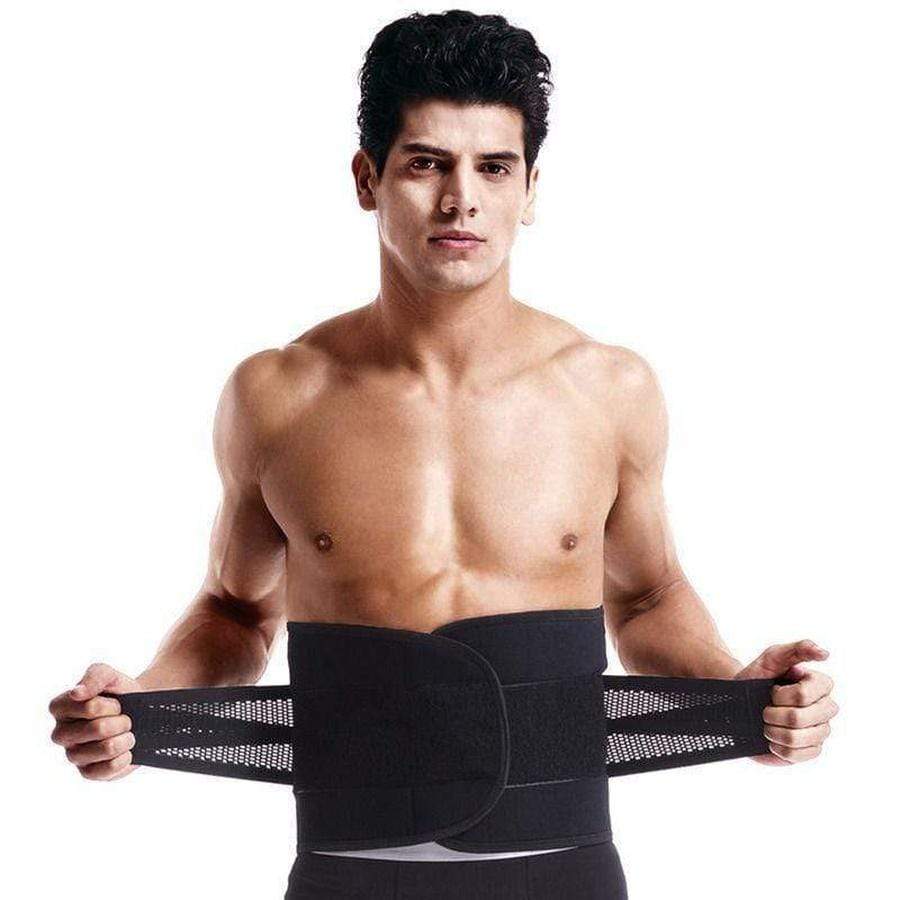 Afslankgordel Buiktrainer Heren Zweet Ondersteuning Thermoband Neopreen Sport Fitness Workout Sauna Effect