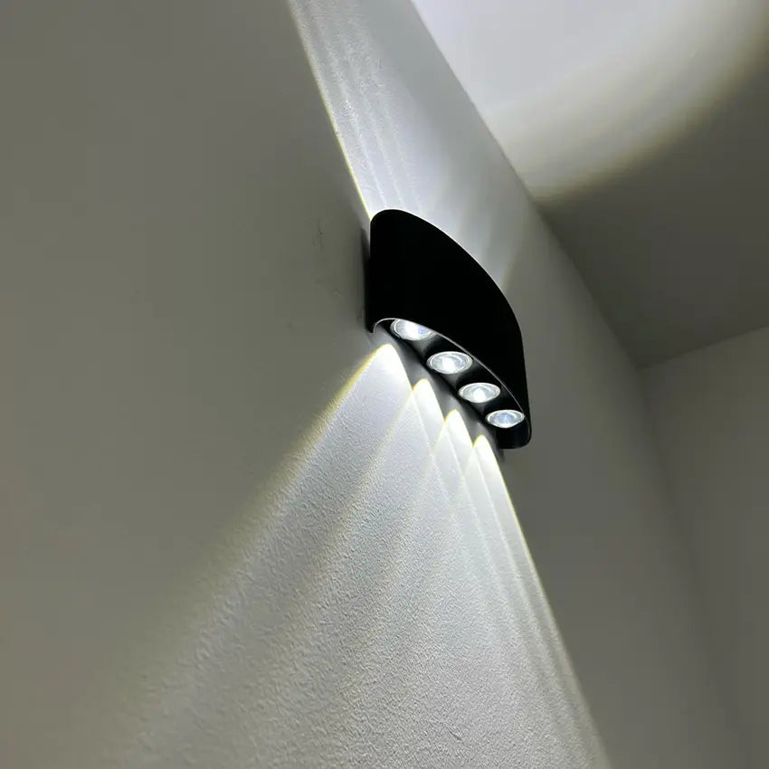 LED Wandlamp IP65 Binnen Buiten Gevellamp Patio Gang Up Down Light Zwart Wit