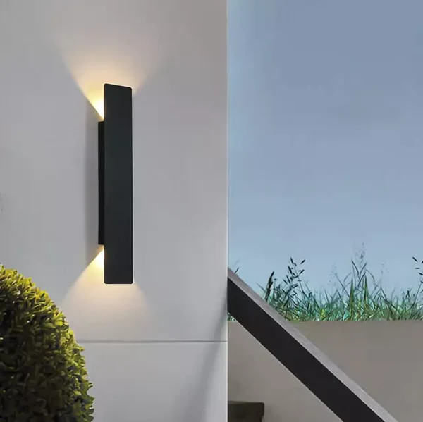 Aluminium LED Wandlamp Waterdicht Buitenverlichting Zwart Wit Terraslamp Gevelverlichting Tuinverlichting