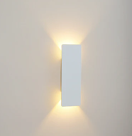 Aluminium LED Wandlamp Waterdicht Buitenverlichting Zwart Wit Terraslamp Gevelverlichting Tuinverlichting