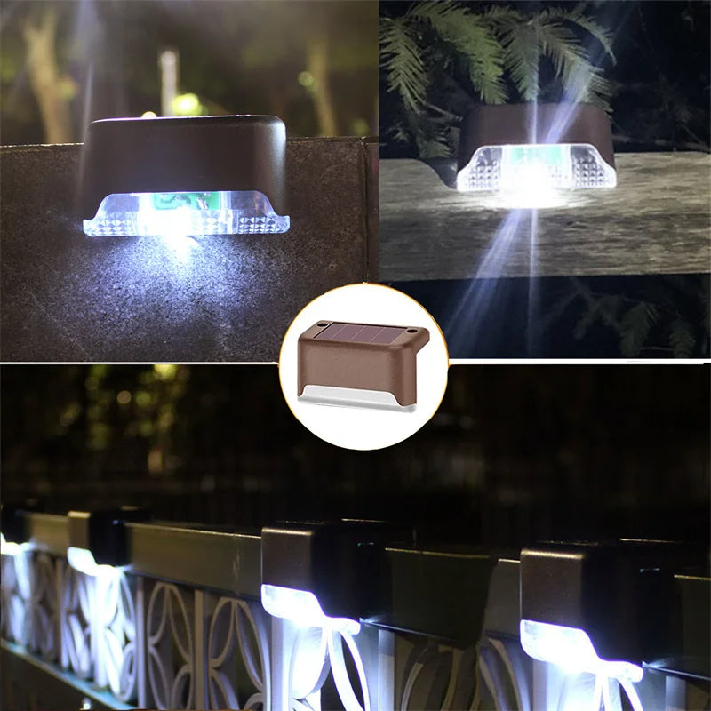 Draadloze Solar LED Buitenverlichting Set - Veilige Wegverlichting voor Tuin Terras Trappen