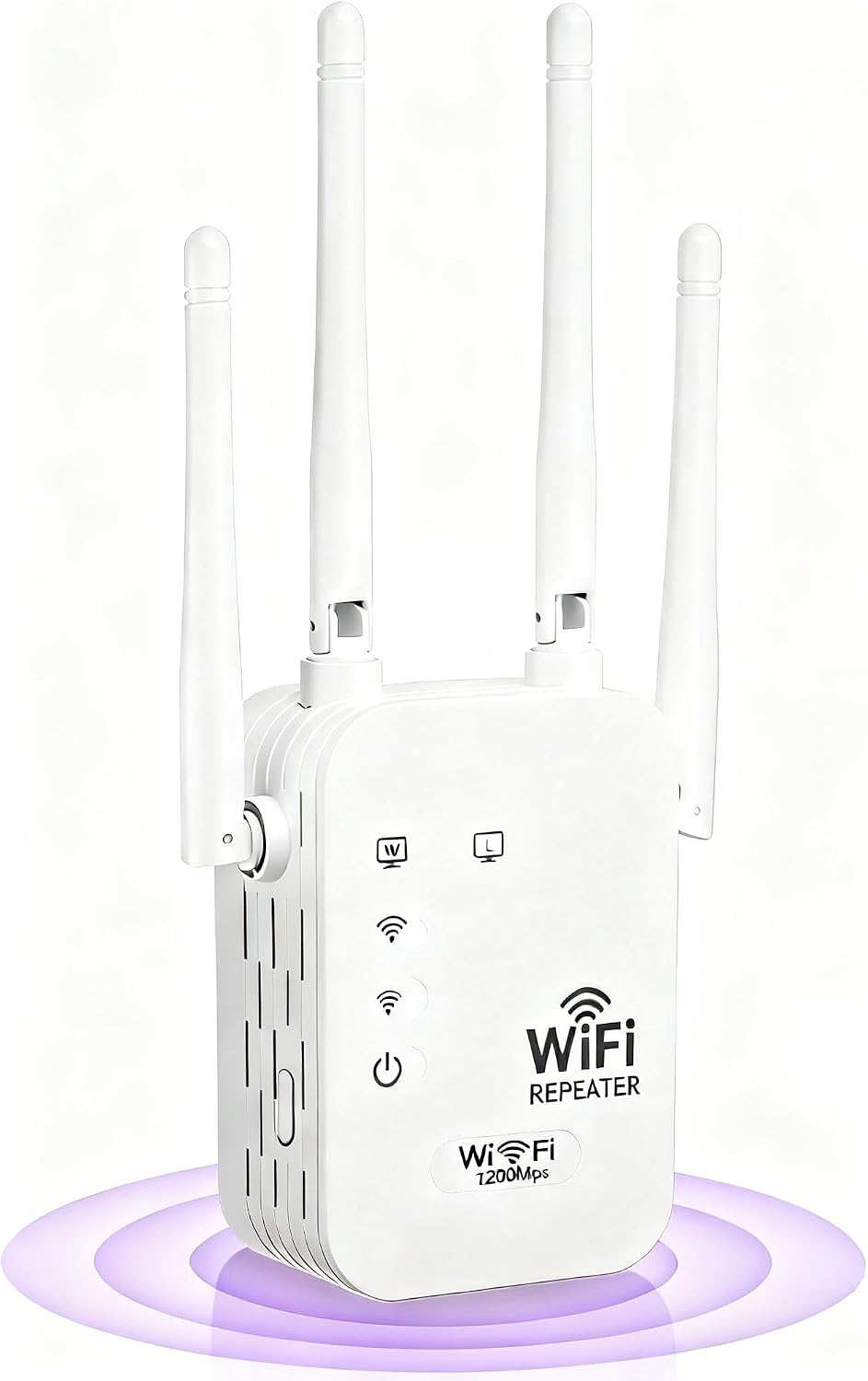 WiFi Signaalversterker Buiten Dual-Band 1200Mbps Weerbestendig voor Tuin Terras Garage Gaas Streaming