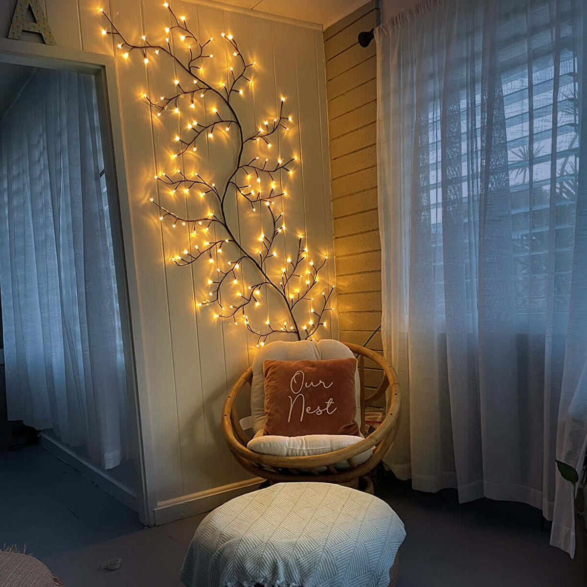 Wilgentakken Verlichting met 144 LEDs - Decoratieve Tak met Dimmer 200cm