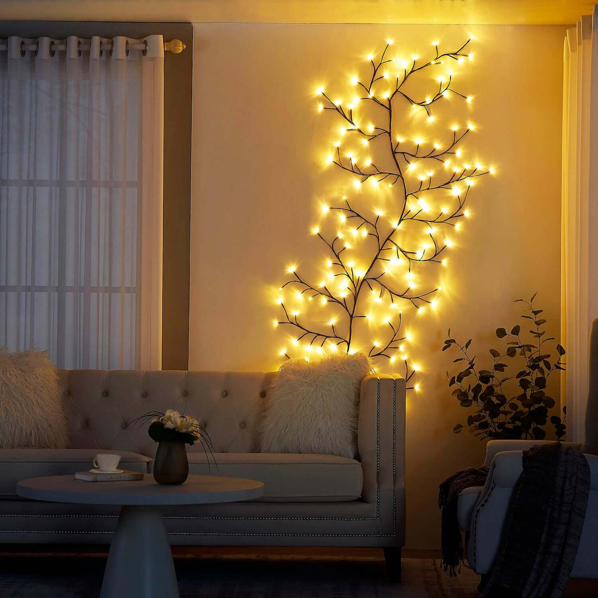 Wilgentakken Verlichting met 144 LEDs - Decoratieve Tak met Dimmer 200cm