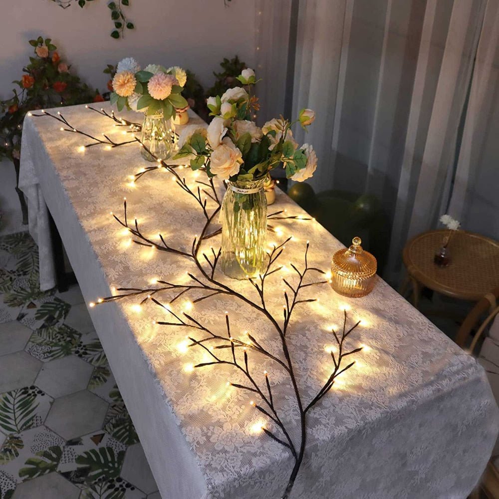 Wilgentakken Verlichting met 144 LEDs - Decoratieve Tak met Dimmer 200cm