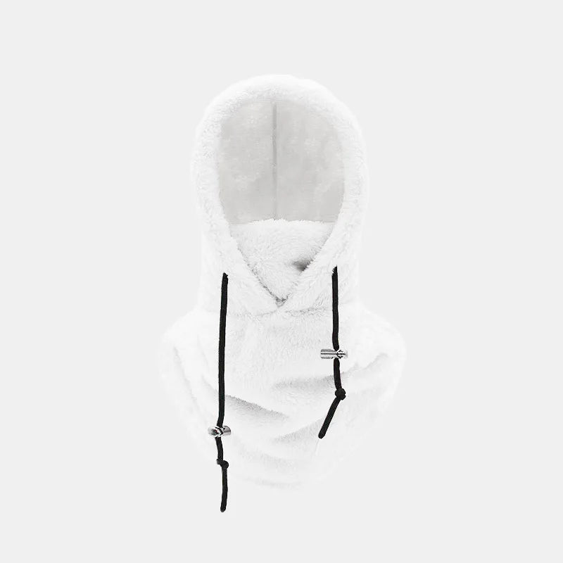 Sherpa Fleece Bivakmuts Winddicht Thermisch Skimas Verstelbaar Unisex Winteraccessoire voor Fietsen Outdoor