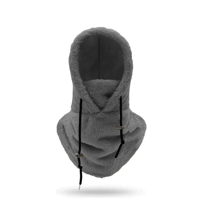 Sherpa Fleece Bivakmuts Winddicht Thermisch Skimas Verstelbaar Unisex Winteraccessoire voor Fietsen Outdoor