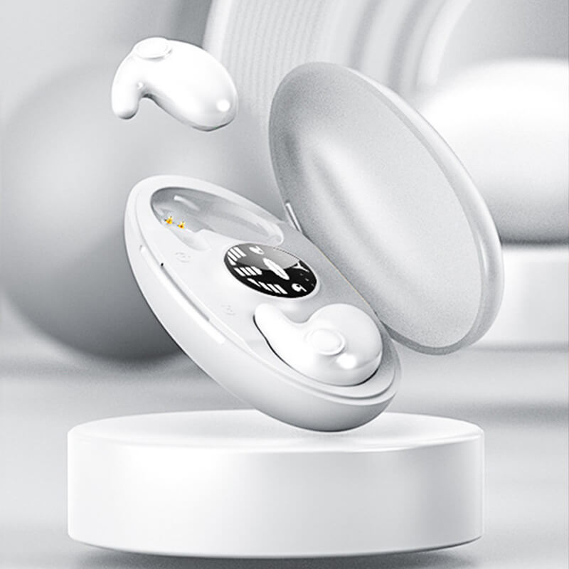 Draadloze Slaap Oordopjes met IPX5 Waterbestendigheid - Compact & Comfortabel Ontwerp