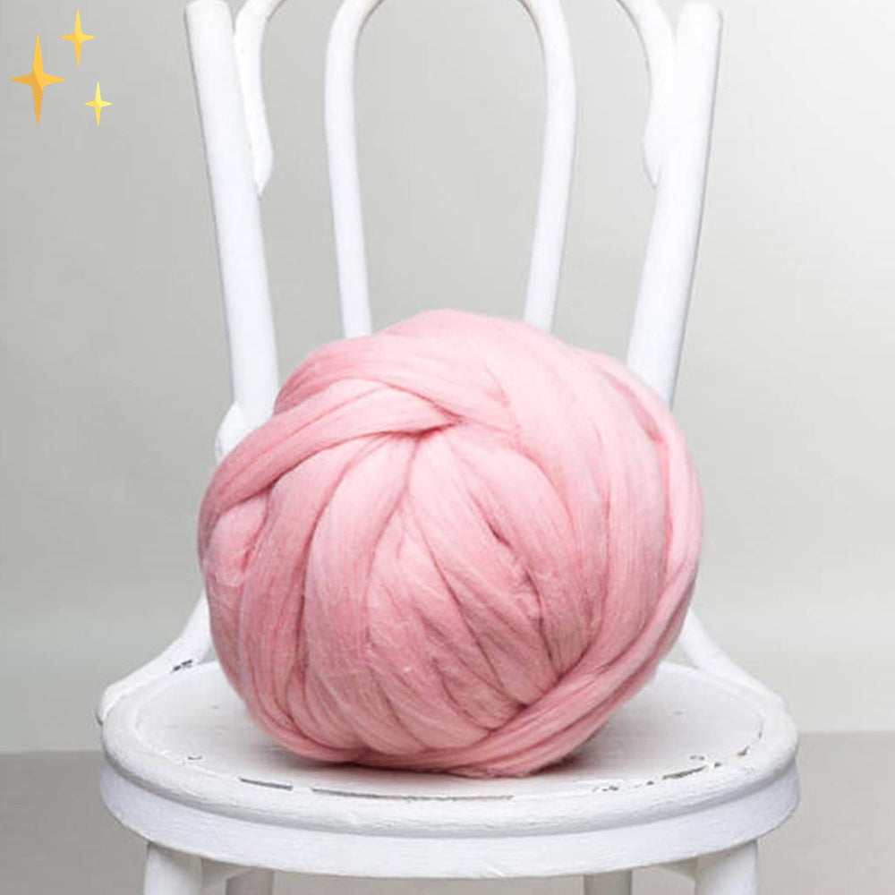 XXL Breigaren 1000g Chunky Garen Zacht Dik Wolgaren voor DIY Dekens Kussens Woonaccessoires Handwerk Breien