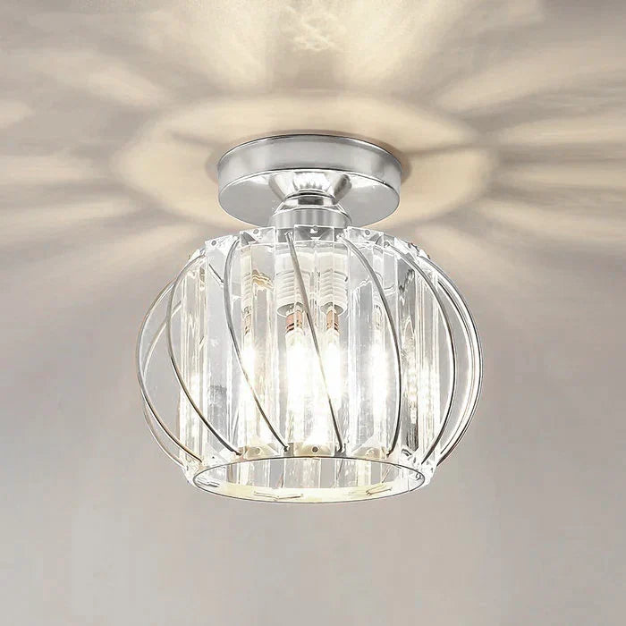 Glazen Plafondlamp Ø23cm Glas Metaal E27 Fitting Modern Scandinavisch Design Verlichting Hal Slaapkamer Gang